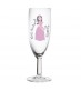 Personalised Little Bridesmaid Flute Glass